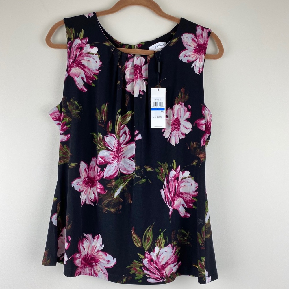 NWT Calvin Klein Polyester Blouse